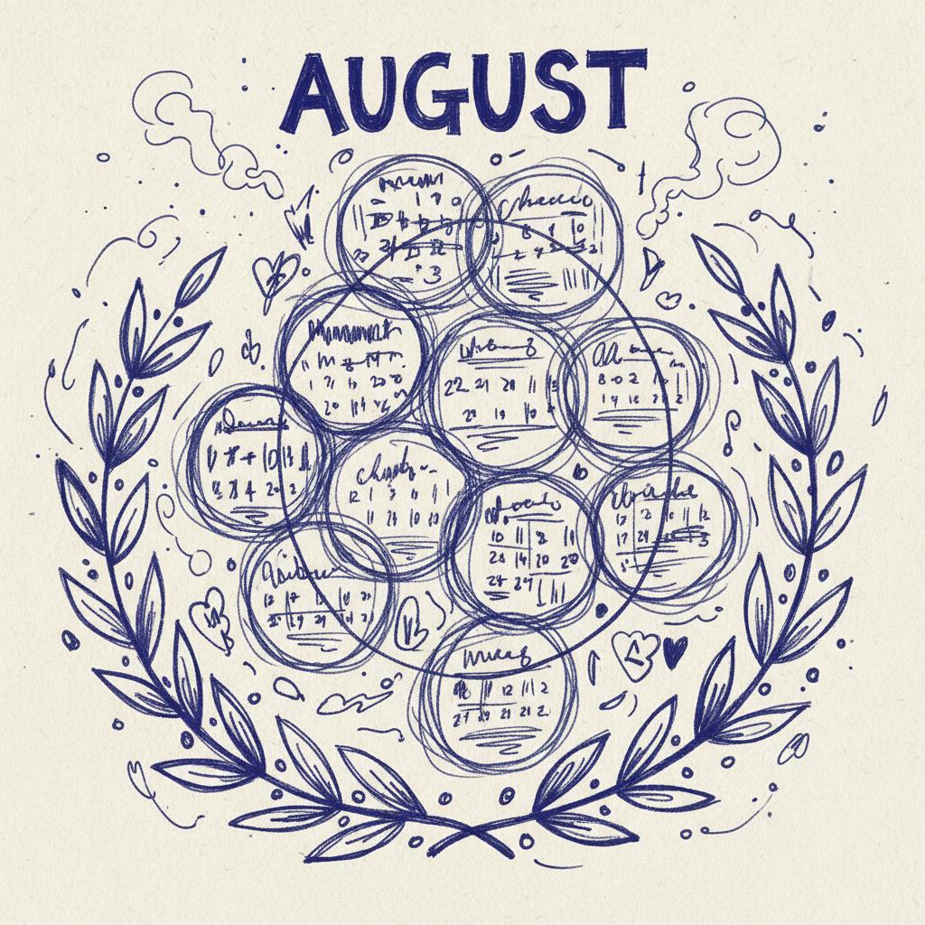 ağustos ayı üzerine